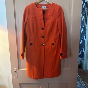 Vintage Worth Worthington coat orange p medium